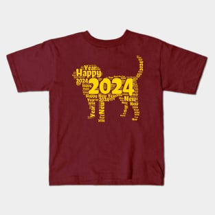 Happy New Year 2024 Kids T-Shirt